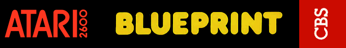 Blue Print logo for Atari 2600